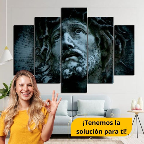 Cuadro Cristo de 5 piezas - Big Happy