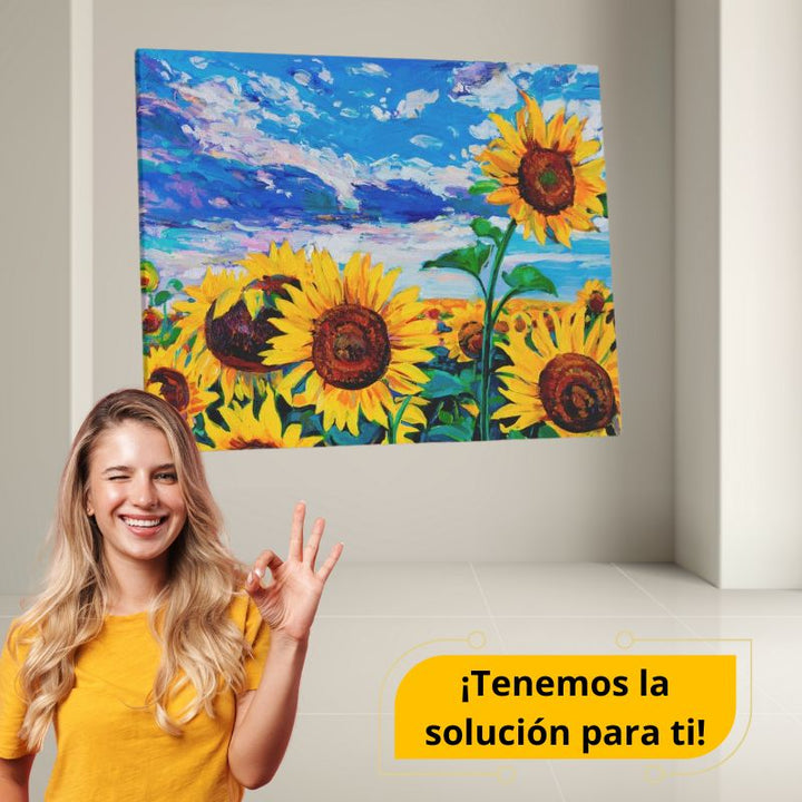 Cuadro de Girasol Lienzo - Big Happy