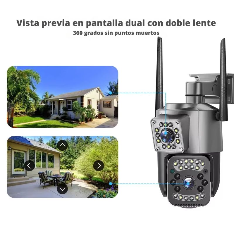 Zoom Guard: Cámara de Seguridad + Memoria de Regalo 32GB