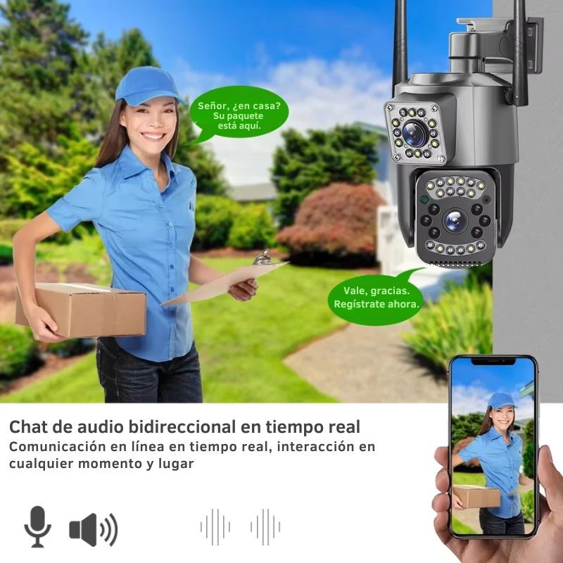 Zoom Guard: Cámara de Seguridad + Memoria de Regalo 32GB