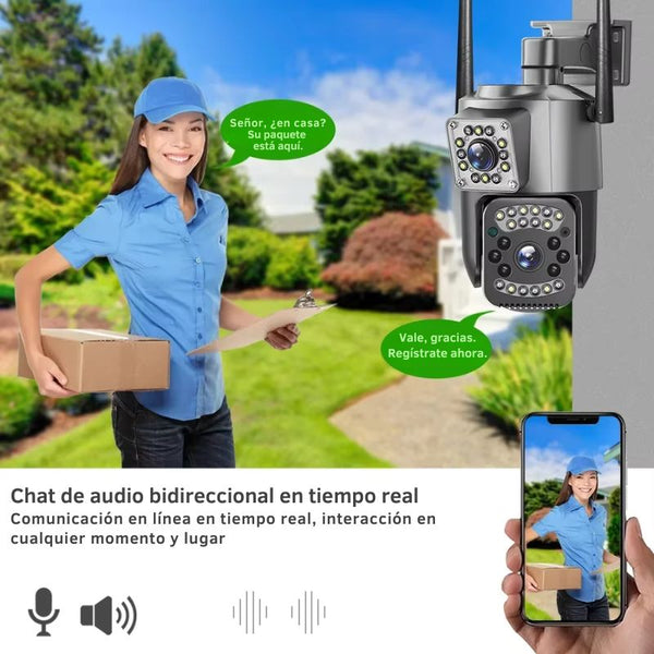 Zoom Guard: Cámara de Seguridad + Memoria de Regalo 32GB