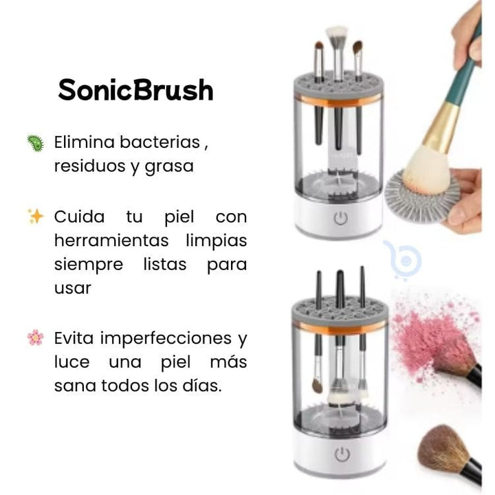 ✨ Lavadora Sónica de Pinceles Limpia 5 a la Vez | Mata Bacterias | Portátil - Big Happy