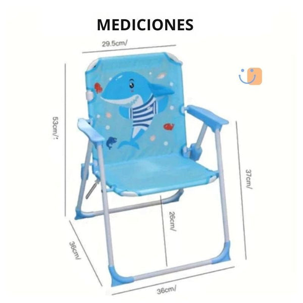 Silla pleglable playera infantil | La Mejor Compañía para Todas Tus Aventuras - Big Happy