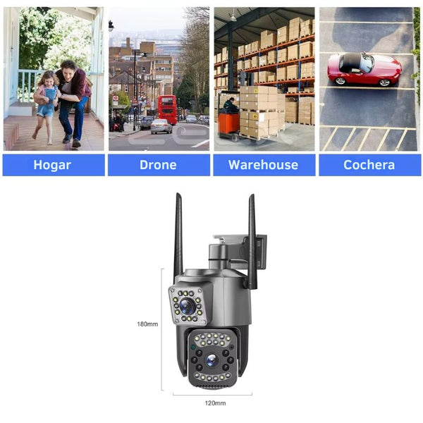 Zoom Guard: Cámara de Seguridad + Memoria de Regalo 32GB