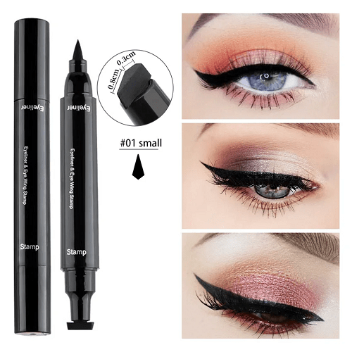 ¡Delineador de Alas Perfectas! 2 - en - 1 con Sello Guía a prueba de agua, secado rápido. - Big Happy