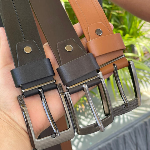 Cinturón en Cuero Genuino Premium – Elegancia Atemporal y Durabilidad Incomparable - Big Happy