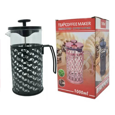 Prensa Francesa 1000ml – Cafetera y Tetera - Big Happy