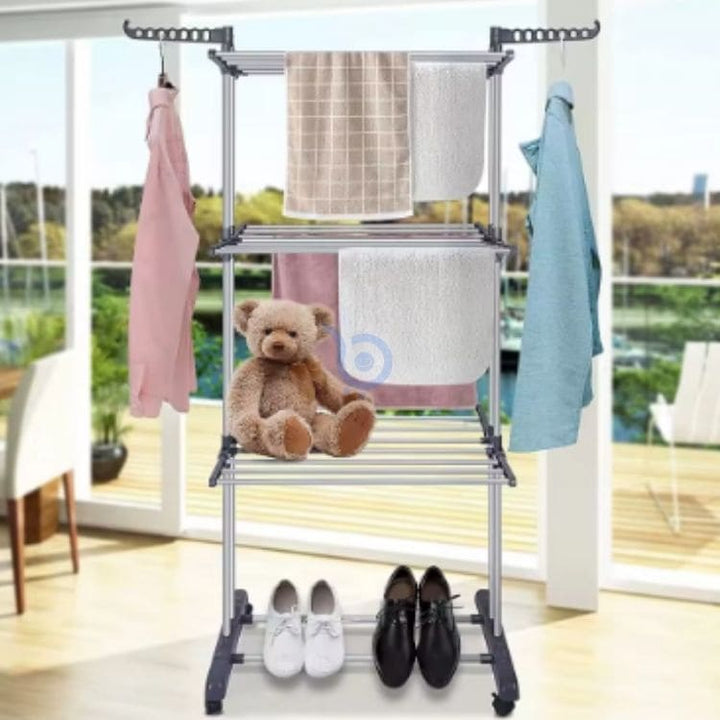 Tendedero SecMax™ Vertical de 4 Niveles - Big Happy