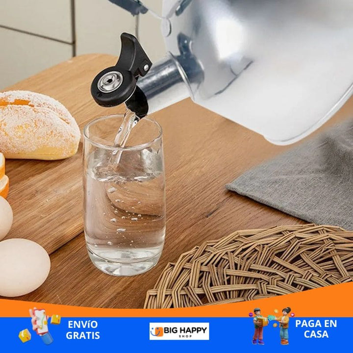 Tetera Acero Inoxidable Premium con Silbato - Big Happy