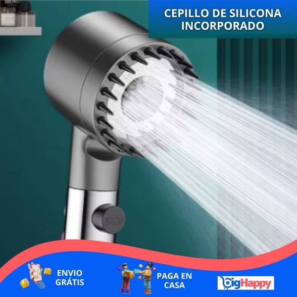 Cabezal de Ducha Potente y Ahorrador