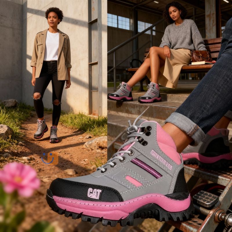 Botines para Dama C@t Rosa - Con Llavero de regalo Hoy