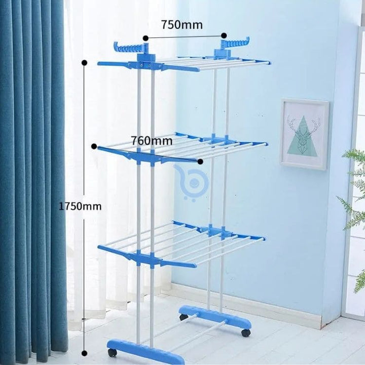 Tendedero SecMax™ Vertical de 4 Niveles - Big Happy