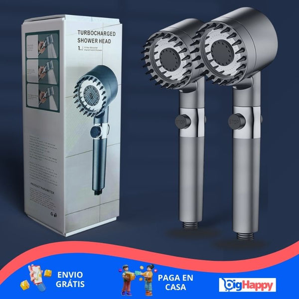 Cabezal de Ducha Potente y Ahorrador