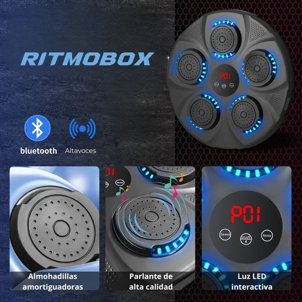RitmoBox | ¡El Único Tablero de Boxeo Musical que Reta Tus Reflejos y Quema Calorías