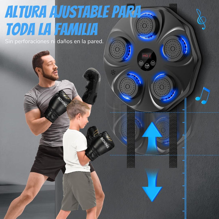 RitmoBox | ¡El Único Tablero de Boxeo Musical que Reta Tus Reflejos y Quema Calorías - Big Happy
