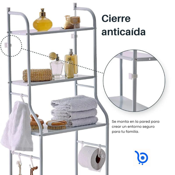 Nuevo Estante para Baño/lavadero - Soporte Organizador para Espacios Pequeños