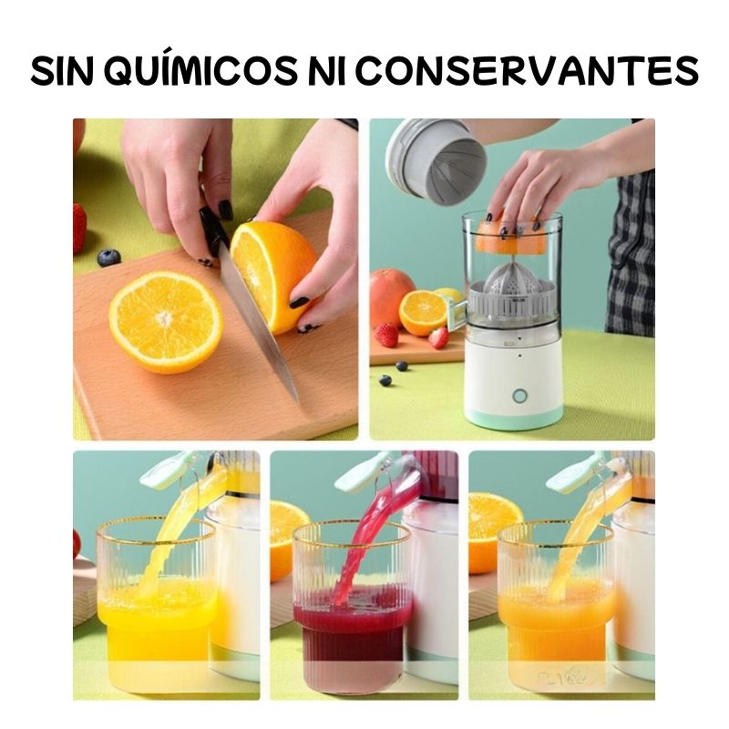 Exprimidor de limón y naranja electrico recargable - JuicePress