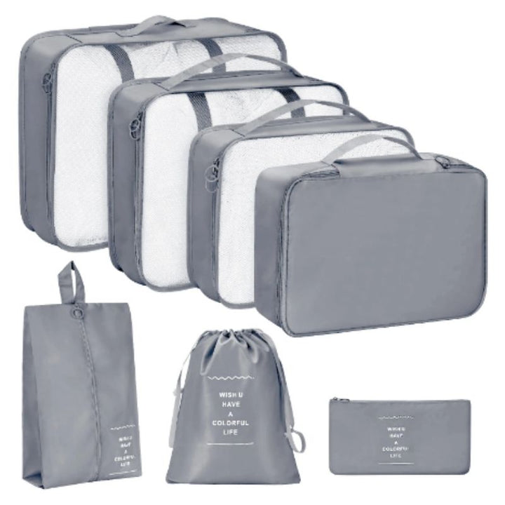 Kit Completo de Bolsas Viajeras x 8 Piezas | Viajes más cómodos - Big Happy