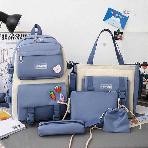 Kit Maleta Mochila Bolsos 5 en 1