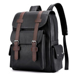 NomadPac Mochila de Cuero PU Impermeable Retro - Big Happy