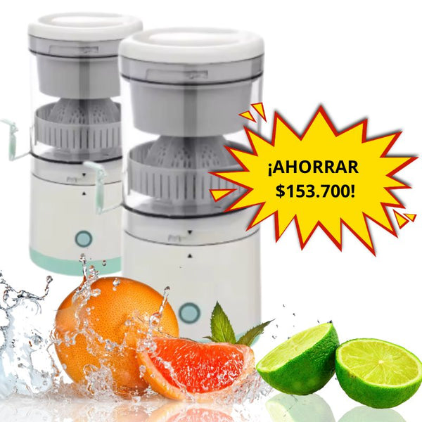 Exprimidor de limón y naranja electrico recargable - JuicePress