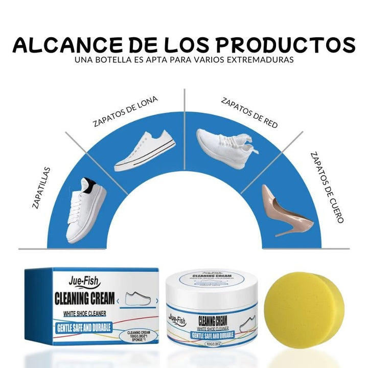 Pasta Limpiadora Blanqueadora de Zapatillas | CleanPlus - Big Happy