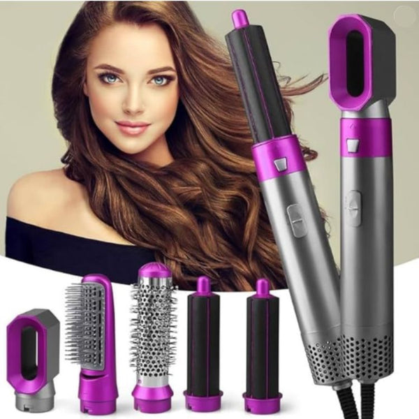 Cepillo Secador 5 en 1® – Transforma tu Cabello en 3 Minutos SIN Daño 🔥