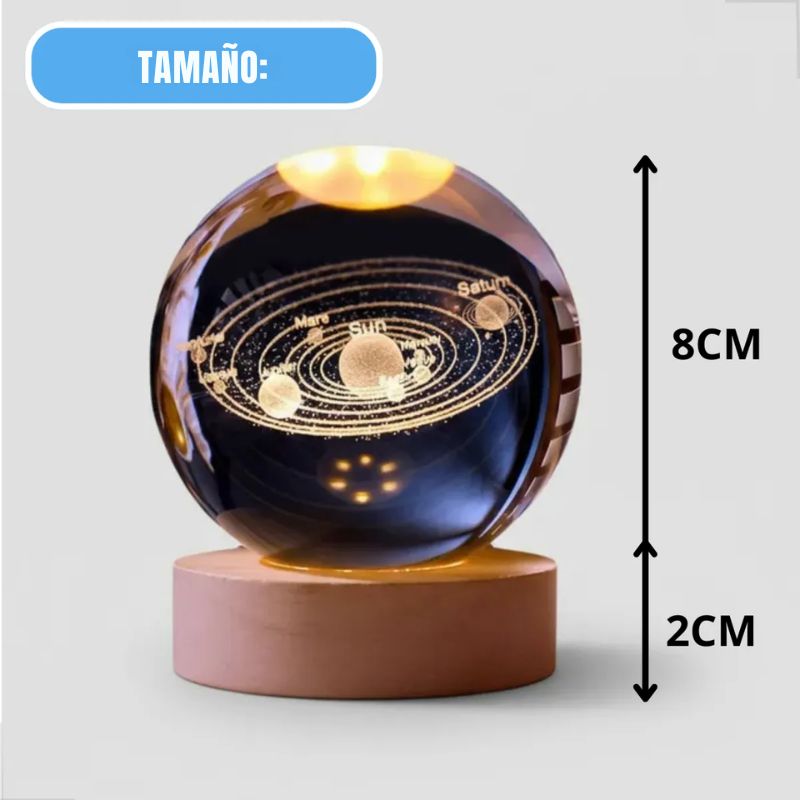 Lampara Luna 3d Flotante Universo Planet