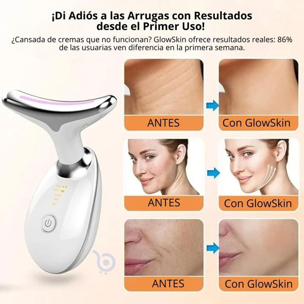 Masajeador Facial ✨ GlowSkin: Resultados Instantâneos para una Piel Radiante y Sin Líneas