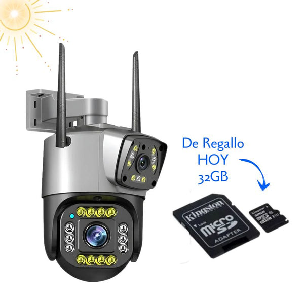 Zoom Guard: Cámara de Seguridad + Memoria de Regalo 32GB