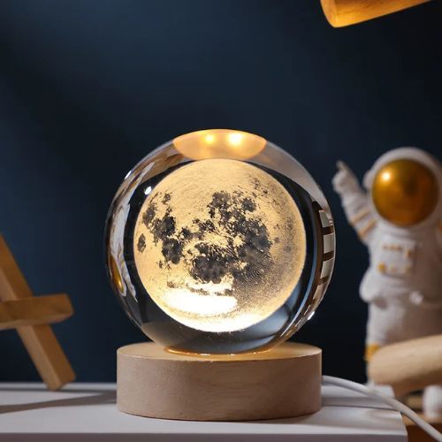 Lampara Luna 3d Flotante Universo Planet