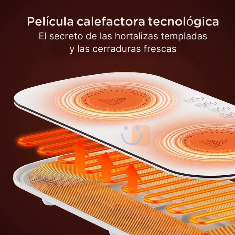 Bandeja Calefactora "Calor de Hogar"