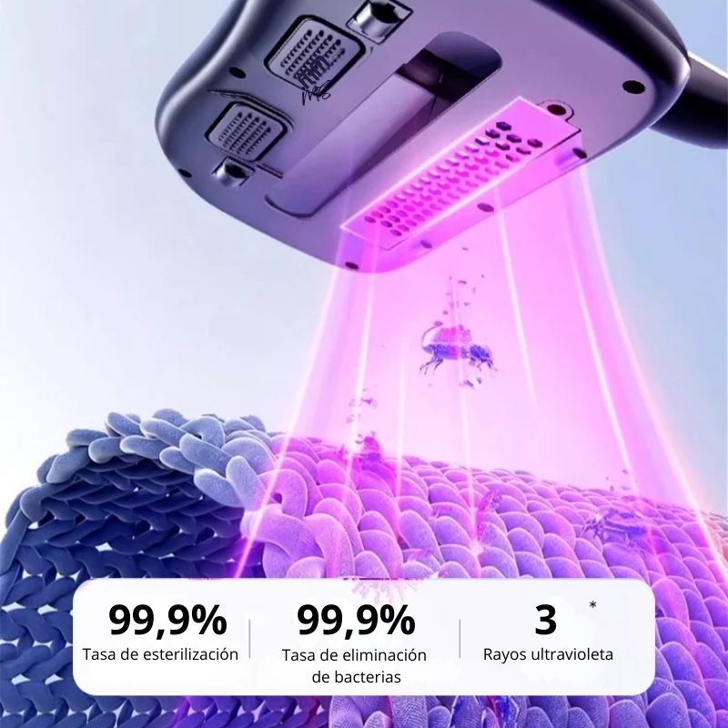 Aspiradora De Mano con Luz UV BigHappy - ¡Limpieza Profunda con Felicidad!