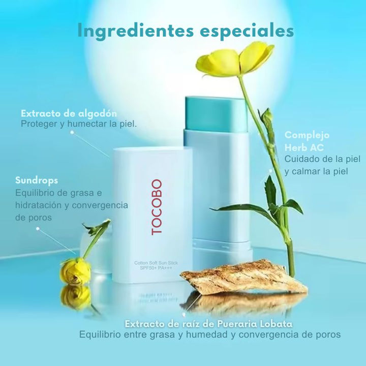 Tocobo Cotton Soft Sun Stick Protetor Solar Spf50 - Big Happy