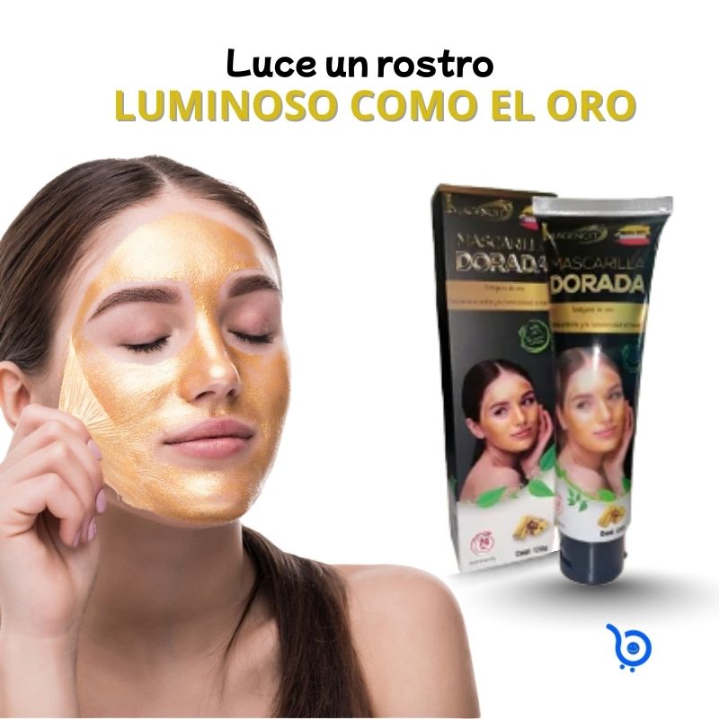 MASCARILLA  DORADA COLÁGENO DE ORO