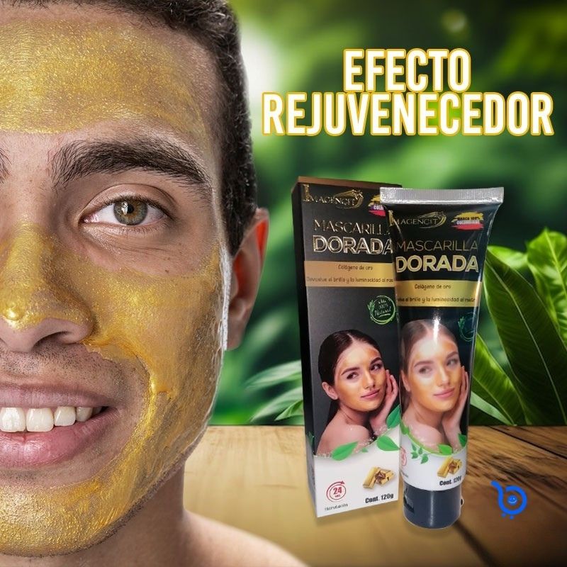MASCARILLA  DORADA COLÁGENO DE ORO