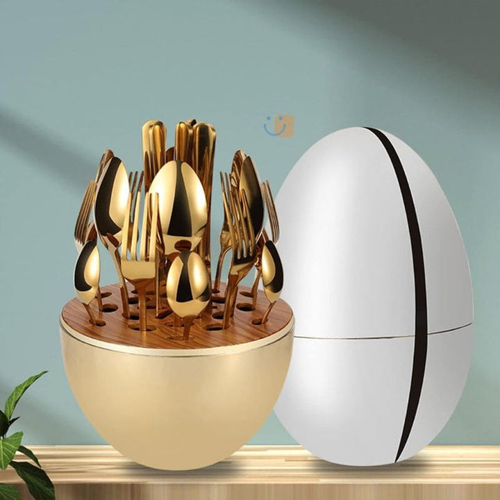 Kit De Cubiertos - Lujo, Elegancia y Funcionalidad para tu Mesa 24 Pzas - Big Happy