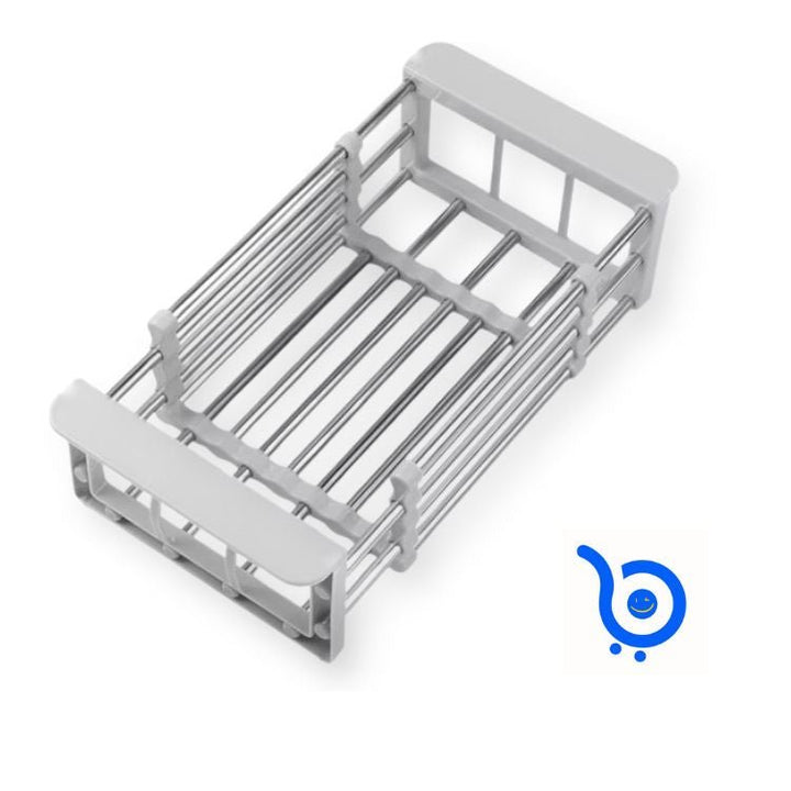 Escurridor de Fregadero Retráctil de Acero Inoxidable | Orden y Limpieza Sin Esfuerzo - Big Happy
