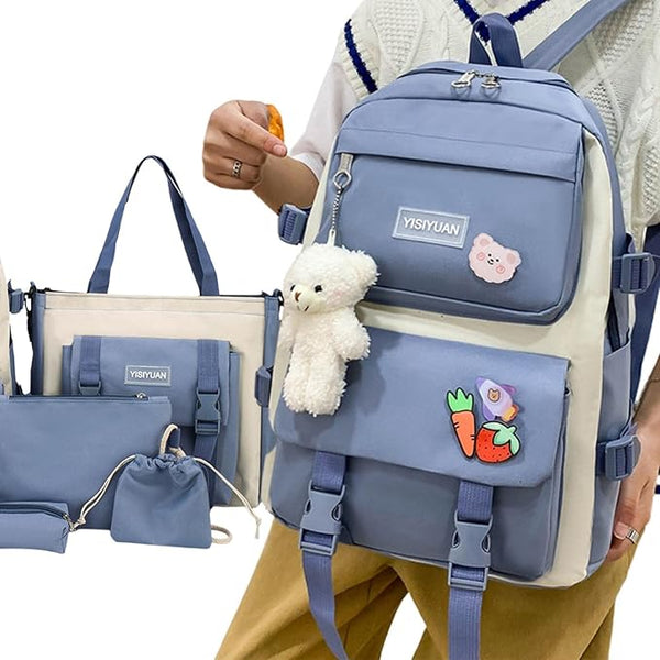 Kit Maleta Mochila Bolsos 5 en 1