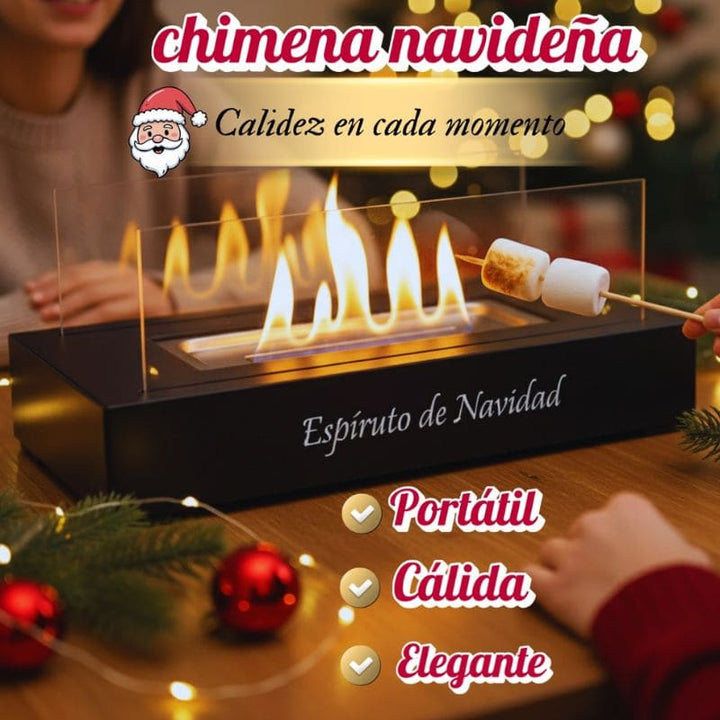 CHIMENEA NAVIDEÑA ASAR MASMELOS TOP - Big Happy