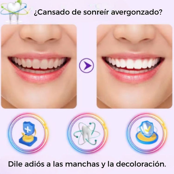 Crema Blanqueadora Dental V34® – Dentes 3 Tons Mais Brancos! ✨