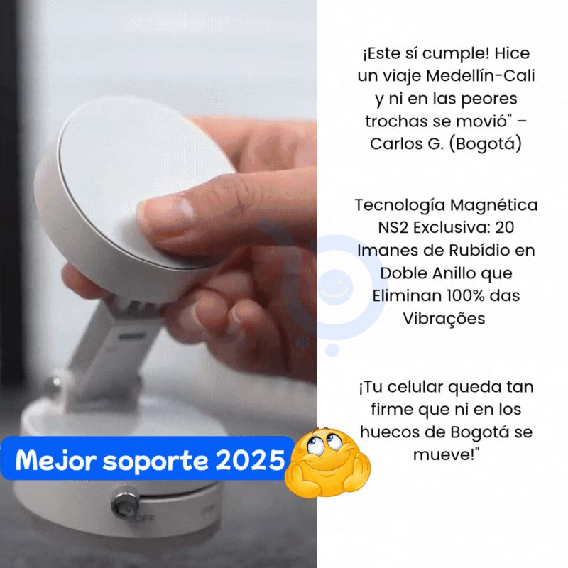 Soporte BigChimba NS2 – Magnético com Ventosa a VÁCUO 20x más adherente
