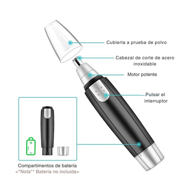 Recortador de pelo de nariz y orejas - PrecisionTrim Pro