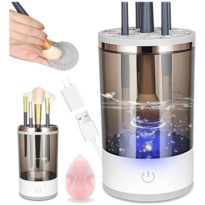 ✨ Lavadora Sónica de Pinceles Limpia 5 a la Vez | Mata Bacterias | Portátil - Big Happy