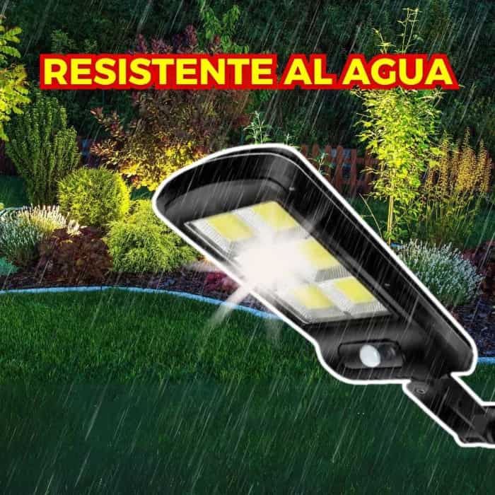 Lámpara Solar con Sensor de Movimiento y Resistencia al Agua - ClearGuard® -