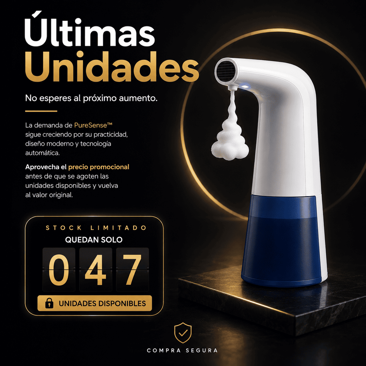 Dispensador de Jabón Eléctrico |  PureSense™