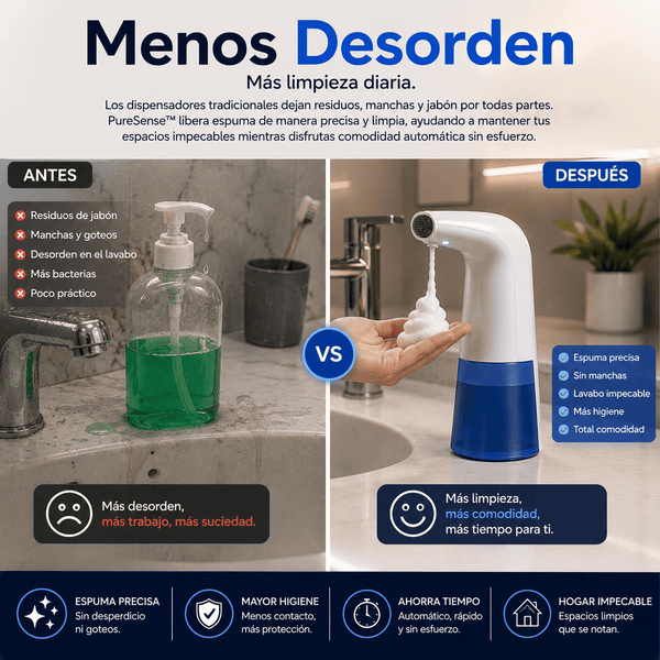 Dispensador de Jabón Eléctrico |  PureSense™