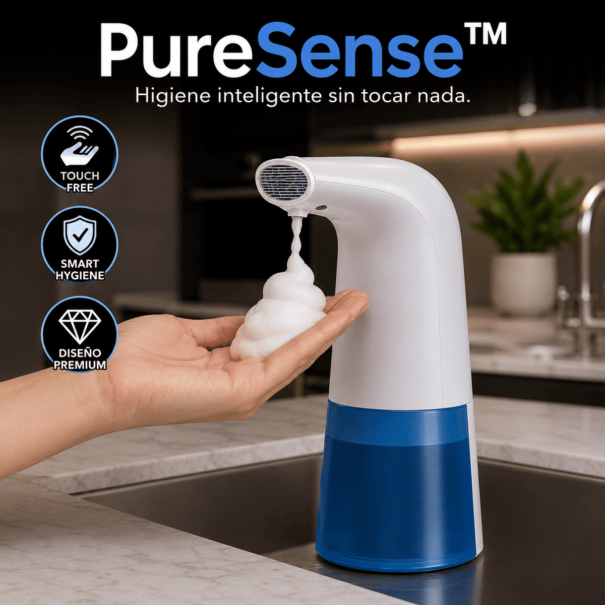 Dispensador de Jabón Eléctrico |  PureSense™