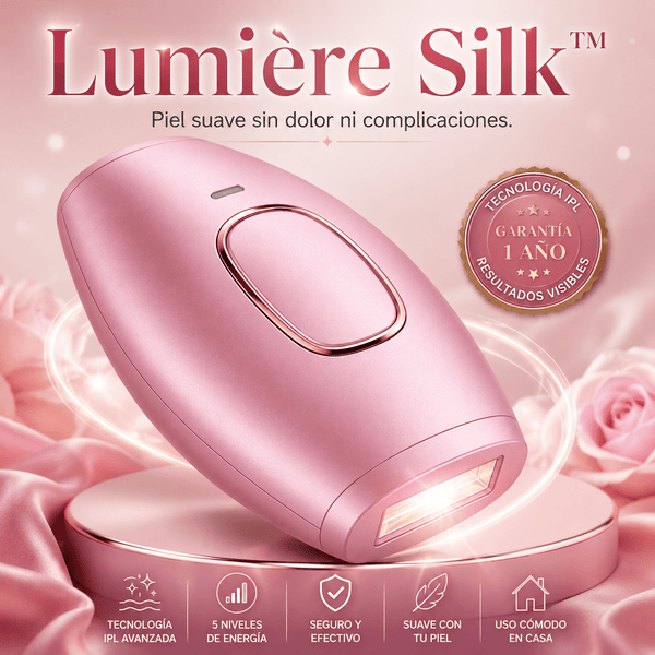 Depiladora Láser IPL Lumière Silk™ 5 Niveles de Energía para Depilación Permanente en Casa