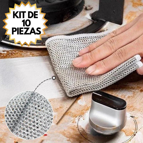 MaxClean Kit 10 Piezas® – Limpieza Profunda SIN Esfuerzo 🧼✨